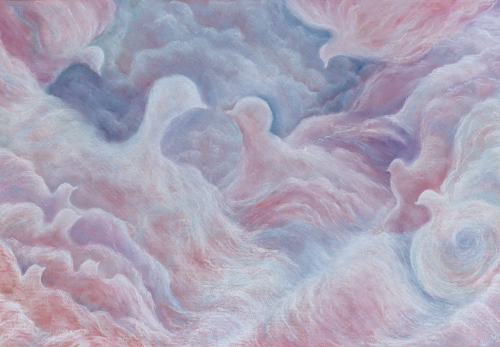 Vivi's Spiritual Soft Pastel Painting 15